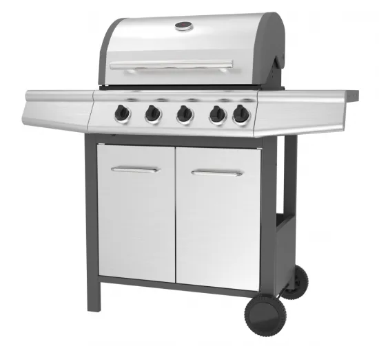 Four Burner BBQ Grill with Side Burner