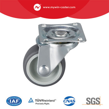 1.5 inch America TPR on PP core Wheel Plate Swivel Caster