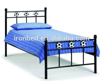 High quality cheap fashion football style metal kids bed