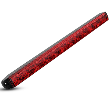 16 Inch LED Trailer Light Bar - Red Running Brake Sequential Turn Signals for 12V Vehicles