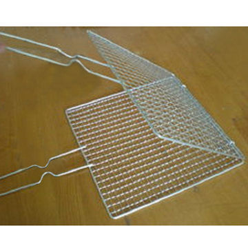 Wire Mesh Barbecue, Round and Square Shapes