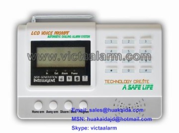 New, LCD Voice Prompt Auto Dial Alarm System