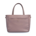 Mercer Pebbled Leather Top Handle Flap Tote Bag