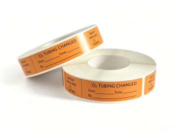 Oxygen Tubing Change Label