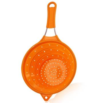 Utensili da cucina colino pieghevole in colino in silicone