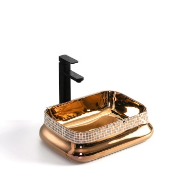 Impero Modern Gold Plated Bathroom Bash Wash Wash - ราคา