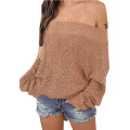 Women's Off Shoulder Sweater Batwing