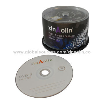 Blank DVD+R Discs with 4.7GB Data Capacity