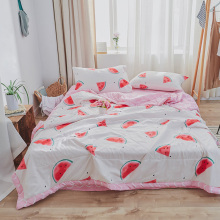 Summer Air-conditioning Quilt Soft Breathable Blanket Thin Modern Comforter Support Wash Bed Cover Black lattice Quilts No Sheet