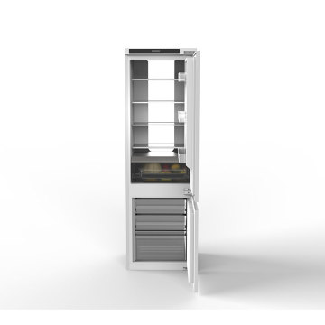 Stainless Steel Kitchen Refrigerator with Freezer - Hot Sale Good Quality