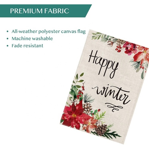 Customized Design Decorative Christmas Garden Flags
