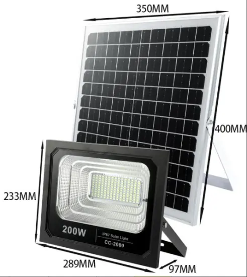 Waterproof IP67 200W Rechargeable Solar Floodlight: A Green Energy LED Solution
