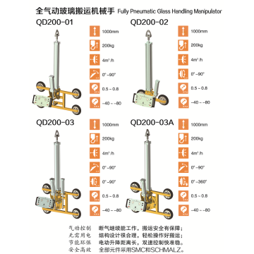 glass vacuum lifting equipment for glass factory