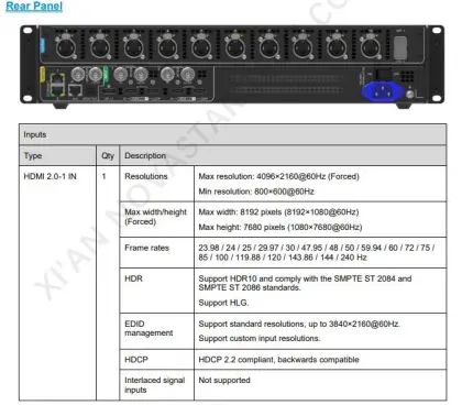 Novastar MX30 Pro Video Processor for XR LED Video Wall