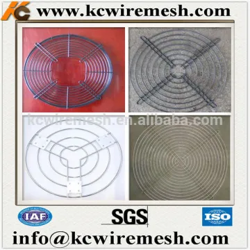 Metal radiator guard wire mesh for protection.