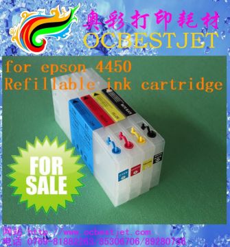Choose your love!!!!Hot selling Printer Cartridge For Epson 4450 Refillable ink cartridge