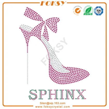 High Heel Sphinx customized rhinestone transfer
