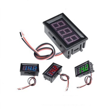 Voltmètre numérique à LED de 0,56 pouce DC 0-30V avec protection contre la polarité inverse