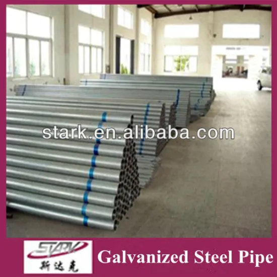 Galvanized iron pipe price import from China