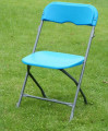 Silla plegable azul PP