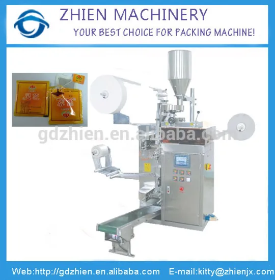 ZE-169 Automatic flat tea bag with outer sachet packaging machine