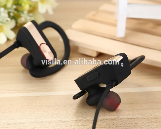 Factory BQB metallic sports waterproof wireles bluetooth earphones V4.1