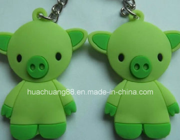 Lovely PVC Soft Silicone Keychain