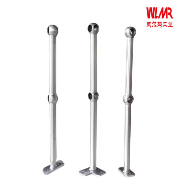 Main courante à rotule en métal galvanisé