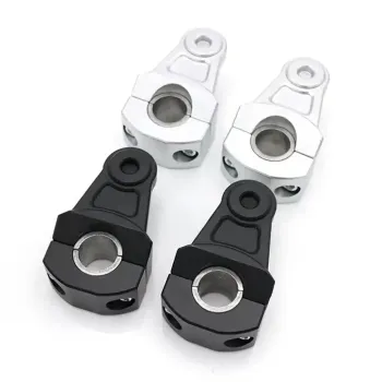 Adjustable Universal Motorcycle Handlebar Risers - 22mm and 28mm Bars Clamp