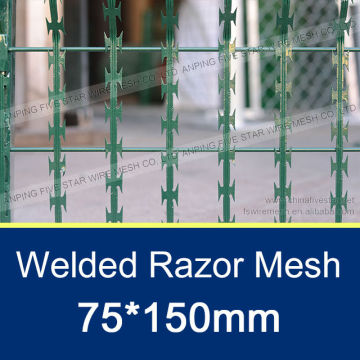 BTO22/75*150mm Square Welded Razor Mesh