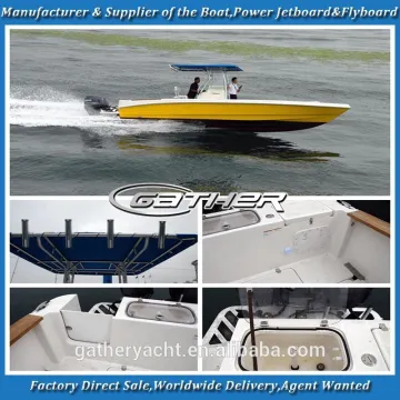 Gather 32ft fiberglass center console boat,fiberglass open boat