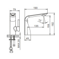 Vogue Single Lever Basin Mixer