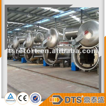 automatic water spray retort/steam water horizontal autoclave sterilizer/ shower retort pouch sterilizer