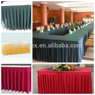 Beautiful square decorative table skirt