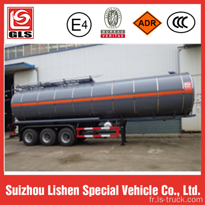 Acide sulfurique camion citerne Semi remorque