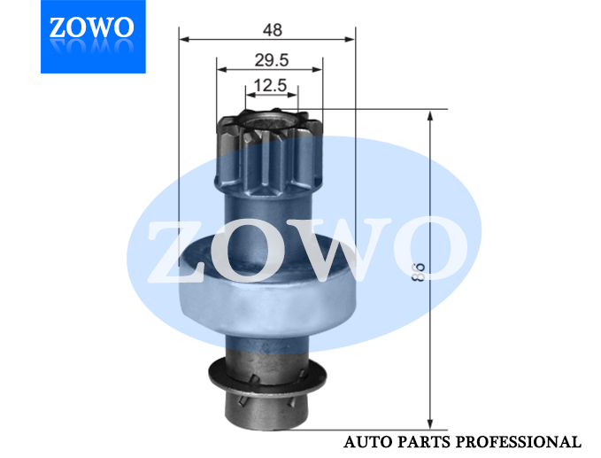 54 8205 Starter Bendix 9t Denso