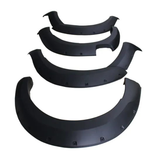 Black ABS Arch Wheel Fender Flares for Ford Ranger T6 Accessories 2011-2013