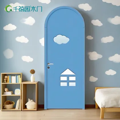 Eco-Friendly Sky-Blue Kids Door
