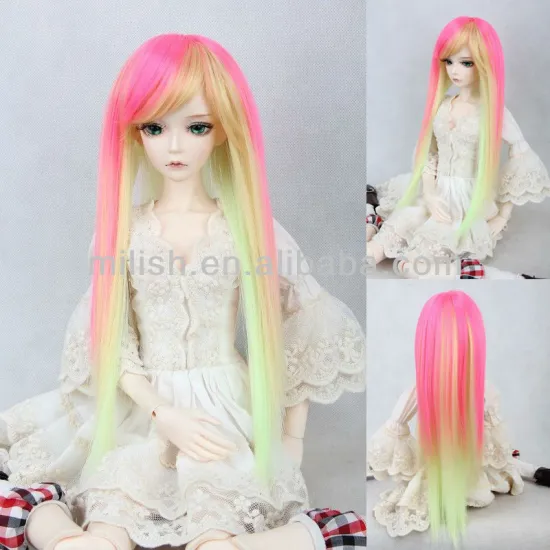 Cute wholesale BJD doll wig for american girl doll BJDW-0048