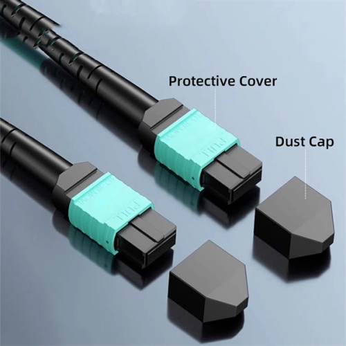 single mode fiber patch cord 5M OM3 OM4 MPO fiber patch optical cable Factory