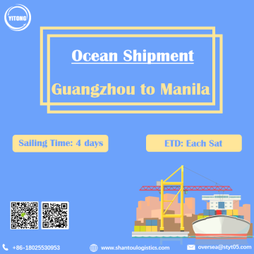 Freight Ocean Sea desde Guangzhou a Manila