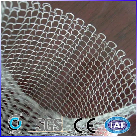 suppliers stainless steel knitted wire mesh for filter