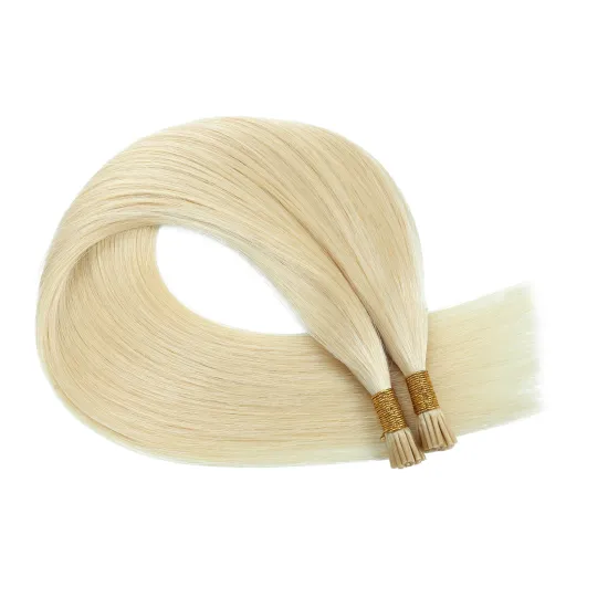 Factory Direct Hair Extensions I Tip Silky Straight 100% Human Remy Hair 613 Human Hair Extension
