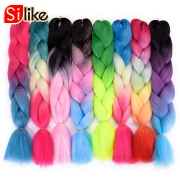 Low Price Wholesale 24 Inch PROTECTIVE STYLE LIGHTWEIGHT Jumbo Braids Braiding Hair Easy Braiding Synthetic Hair Extensions