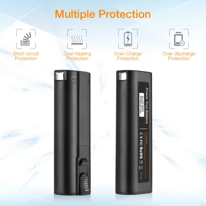 Nimh Battery Pack - 4000mAh 6V Rechargeable Battery for Paslode 900420 Cordless Power Tools