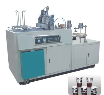Ultrasonic Sealing Paper Cups Making Machine / Machinery For Double Wall Paper Cups