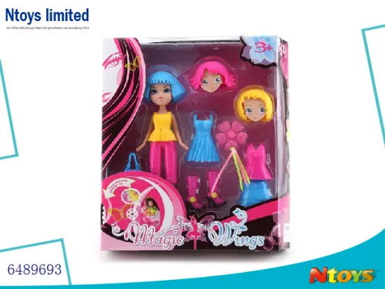 6489693 FANCY TOY DOLL 9" DOLL