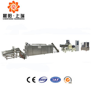 Extruded dried pet food machinery