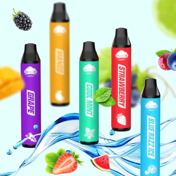 5 different fruit flavors disposable vape e cigarette