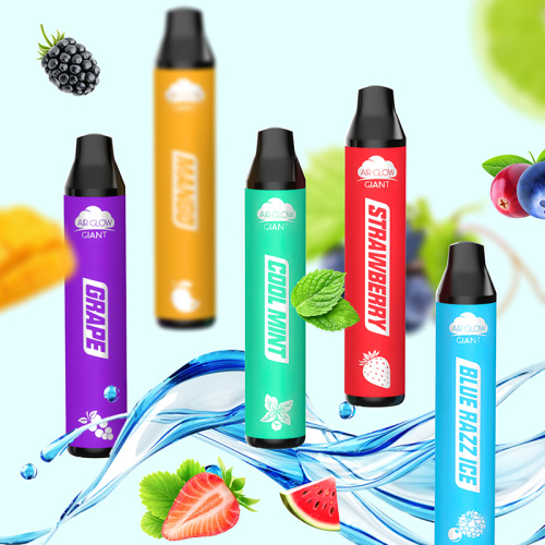 5 different flavors disposable vape with box packaging